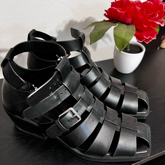 Zara leather women’s sandals shoes - Picture 6 of 6